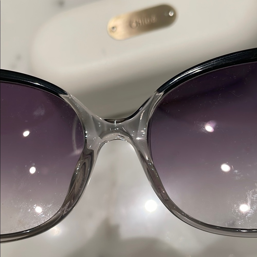 Chloe Women's Black Sunglasses - Picture 7 of 8
